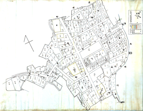 2　中区土地台帳付属地図「野毛町、宮川町」